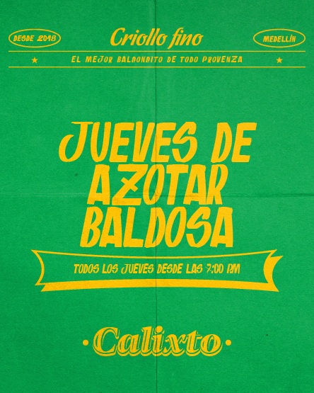 JUEVES DE AZOTAR BALDOSA