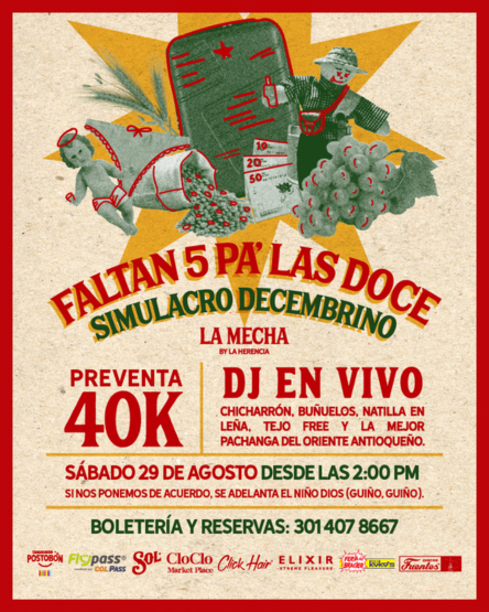 FALTAN 5 PA LAS DOCE
